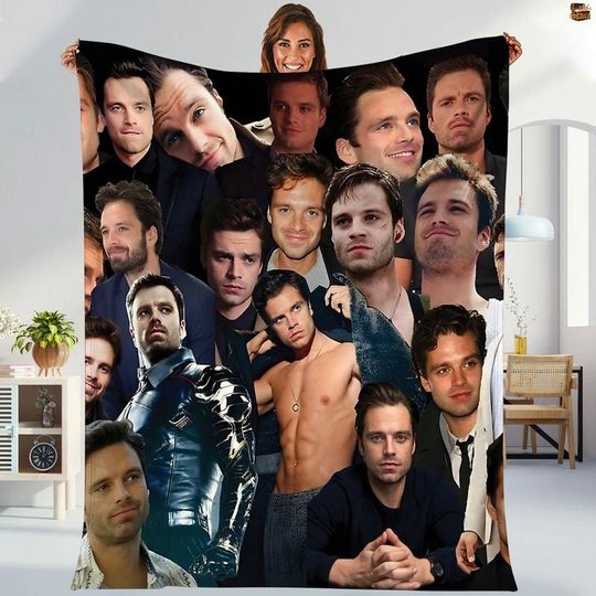 Captain America BUCKYY Bn Barnes 1917 Blanket, Winter Soldier Blanket, Blanket For Bed Couch Sofa, Family Christmas, Christmas 2025 Gift