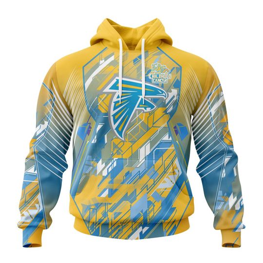 Discover football Atlanta Falcons Childhood Cancers Pullover Hoodie