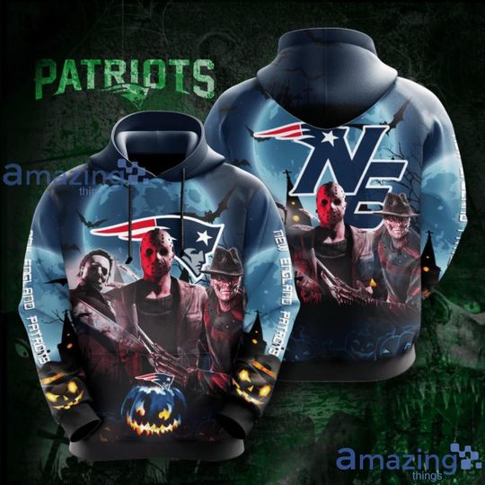 Discover football New England Patriots Jason Voorhees Halloween Pullover Hoodie