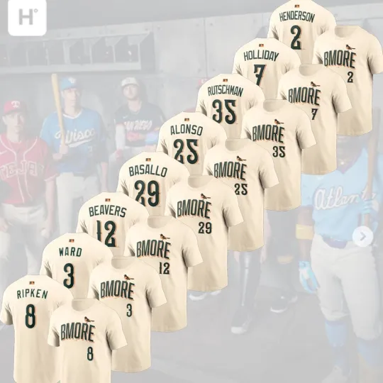 Discover Baltimore Orioles 2026 City Connect All Player Name & Number Gift For Fans