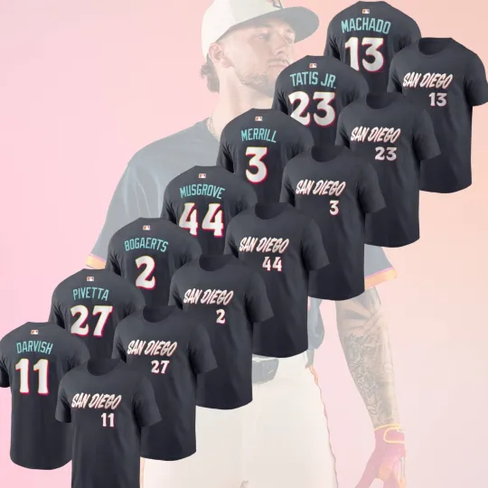 Discover San Diego Padres 2026 City Connect Players: Bogaerts, Pivetta, Darvish, Machado