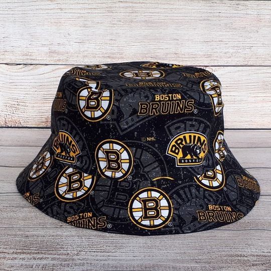 Discover Adult or Child Bucket Hat - Boston Bruins Hockey Sports Team Hat, Reversible  Cotton Hat, Hockey Fan, Hockey Gift for Him, Unisex, One Size