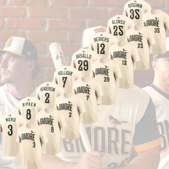 Baltimore Orioles 2026 City Connect Name & Number Gift For Fans