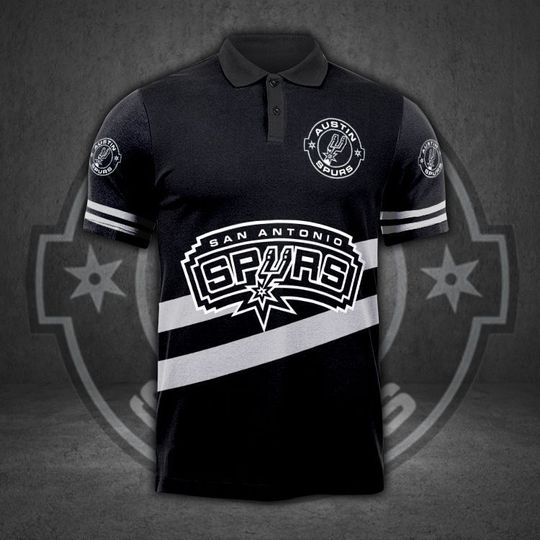 Discover San Antonio Spurss Black Special Polo Shirt