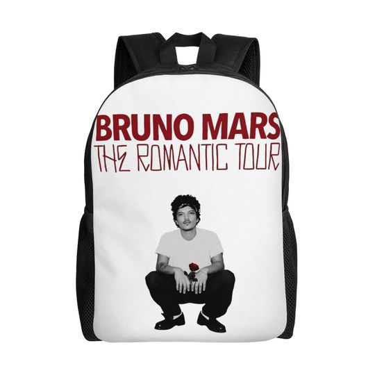 Discover Bruno Mars The Romantic Tour 2026 Backpack for Kids Lightweight Toddler Kindergarten Backpack for Girls and Boys