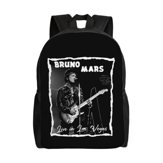 Discover Bruno Mars Canvas Backpack for Men and Women, Fashion Student Business Laptop Daypack Sports