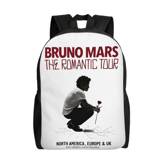 Discover Bruno Mars The Romantic Tour Kids Backpack for Girls and Boys Toddler School Bag