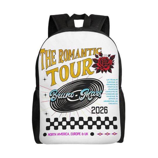 Discover Bruno Mars The Romantic Tour 2026 Toddler Backpack for Kids Girls Boys Preschool Child School Bag