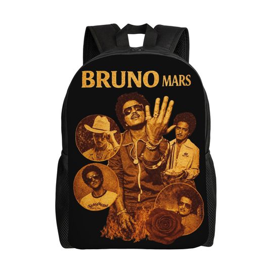 Discover Toddler's Bruno Mars The Romantic Tour 2026 Backpack for Preschool Kindergarten Students Boys and Girls