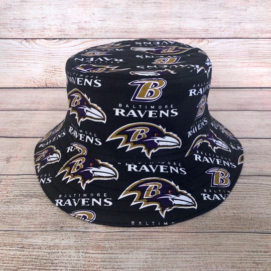 Discover Baltimore Team Raven Bucket Hat, Gift for Football Fan, Football Gift for him