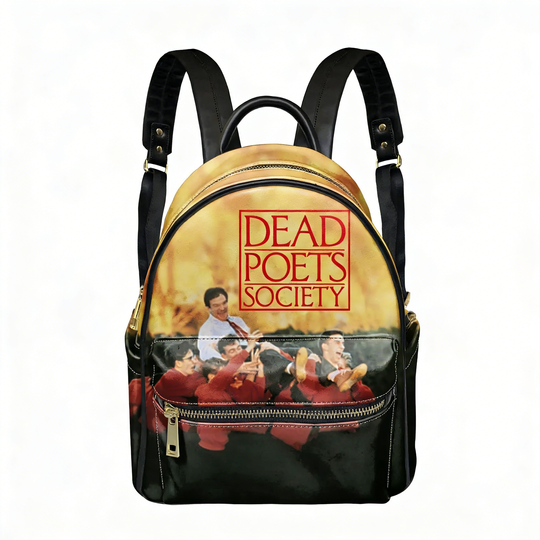 Dead Poets Society Backpack Women Men Mini PU Backpack Rucksack Travel Bookbag