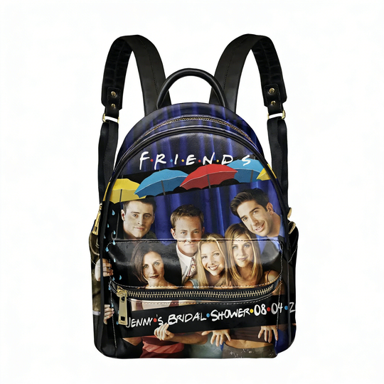 Friends TV Backpack Womens Men Shoulder Bag Business Travel Bookbag Rucksack Gift Daypack