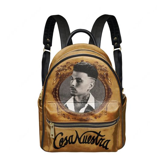 Discover Singer Rauw Alejandro Cosa Nuestra Backpack Womens Mens Double Shoulder Bag Business Travel Bookbag Rucksack Gift Daypack