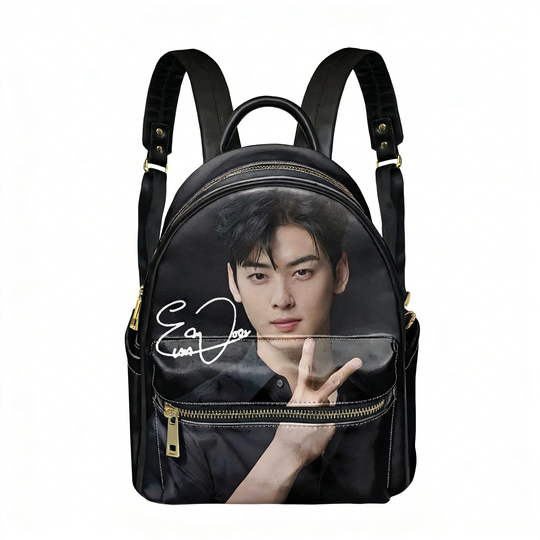 KPOP Cha EunWoo Backpack Womens Men