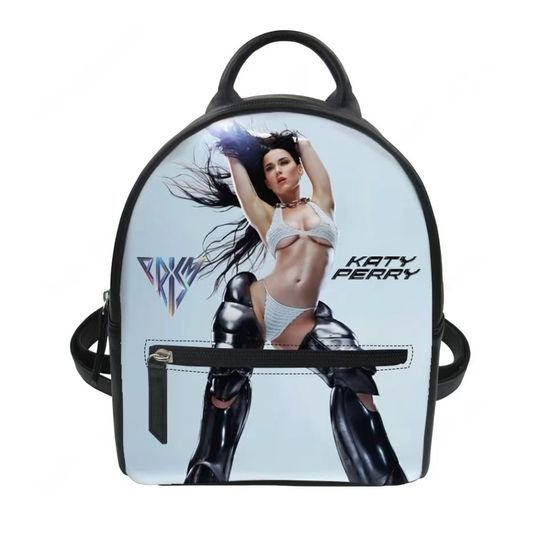 Discover Katy Perry Singer Custom Mini Small Backpack Purse Carter Schoolbags Double Shoulder Bag Mini Daypack Leather Travel Bag