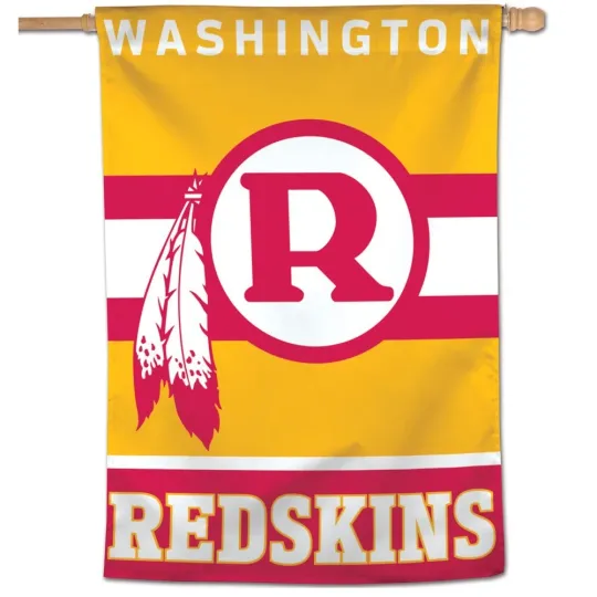 Discover Washington Redskins Retro Throwback House Flag