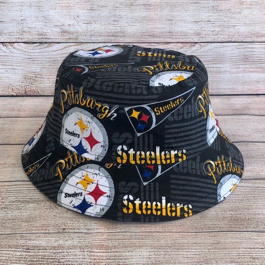 Discover Adult Bucket Hat - Pittsburgh Steeler Football Sports Team Hat, Football Fan Gear, Football Fan Gift, Gift for Him, Unisex, One Size