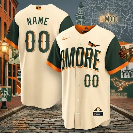 Discover Custom Orioles 2026 City Connect Stadium Jersey