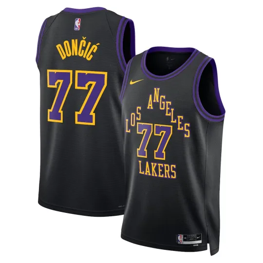 Discover Luka Doncic Los Angeles Lakers Swingman Jersey 2025/26 NBA City Edition