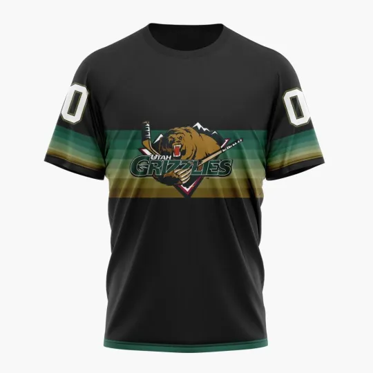 Discover 2026 Personalized Utah Grizzlies Special Gradient Design 3D Hockey Fans