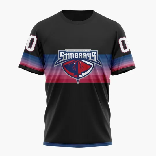 Discover 2026 Personalize South Carolina Stingrays Special Gradient Design 3D Hockey Fans