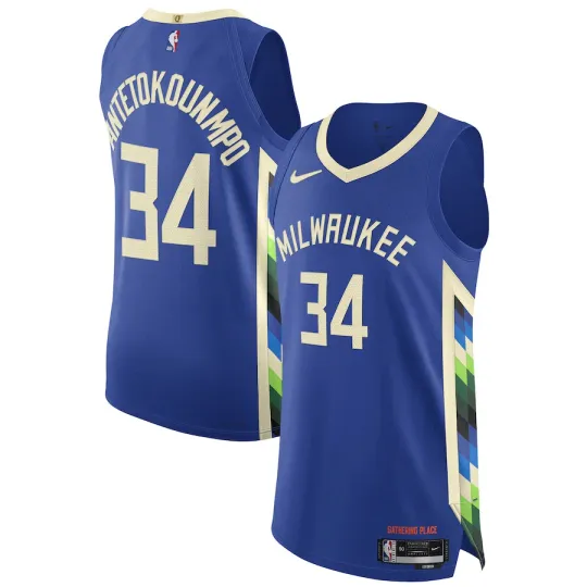 Discover Giannis Antetoko Milwaukee Bucks City Edition Jersey