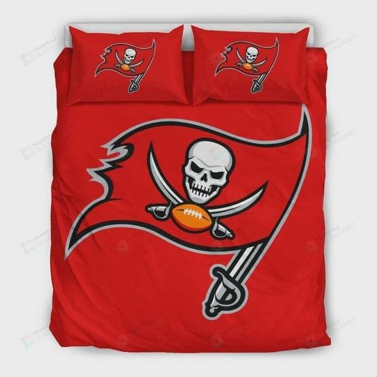 Discover Tampa Bay Buccaneers Red Bedding Set