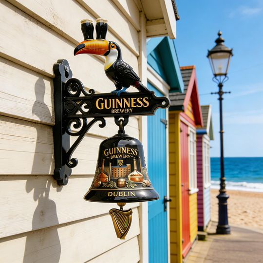 Vintage Resin Wall Mounted Doorbell, Rustic Outdoor Garden Entry Bell, Colorful Home & Garden Decor Ornament