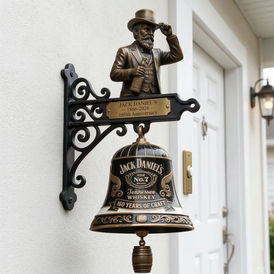 Outdoor Cardinal Door Bell - Bronze Wall Mounted Dinner Bell - Memorial Sympathy Gift for Porch & Garden