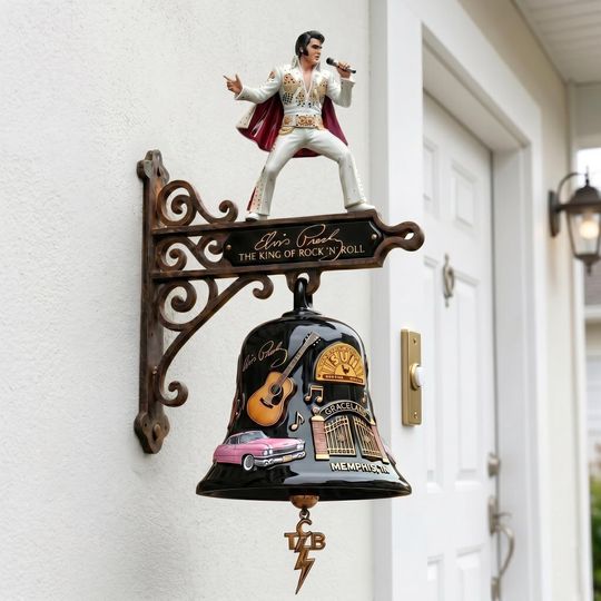 Discover Michael Jackson Collectible Doorbell Door Bell  Vintage Wall Bell with Pop Icon Figure, Music Lover Decor, Unique Gift Idea