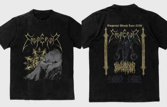 Discover HOT - Emperor Band Tour 2026 Shirt Classic Black Unisex S-5XL