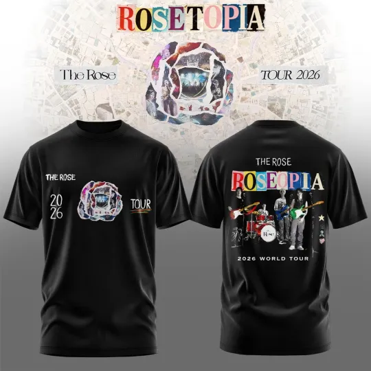 Discover The Rose-Rosetopia Cosmic Story Tour 2026 AOP 3D T-Shirt SIZE S-5XL