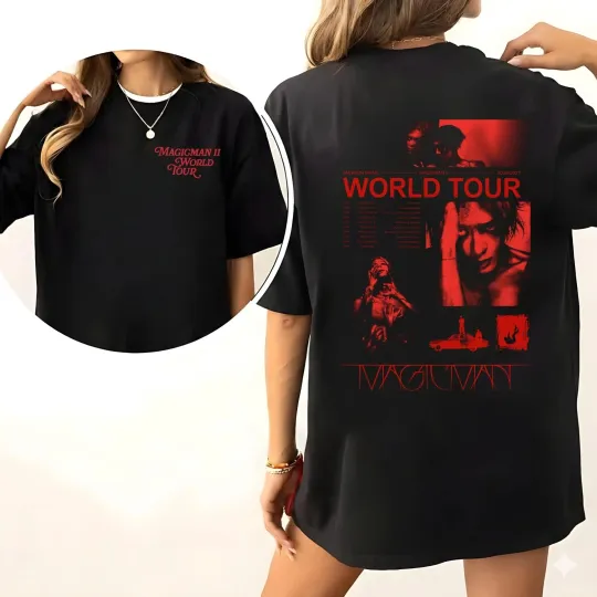 Discover Jackson Wang Magicman 2 World Tour 2026- 2027 T-shirt
