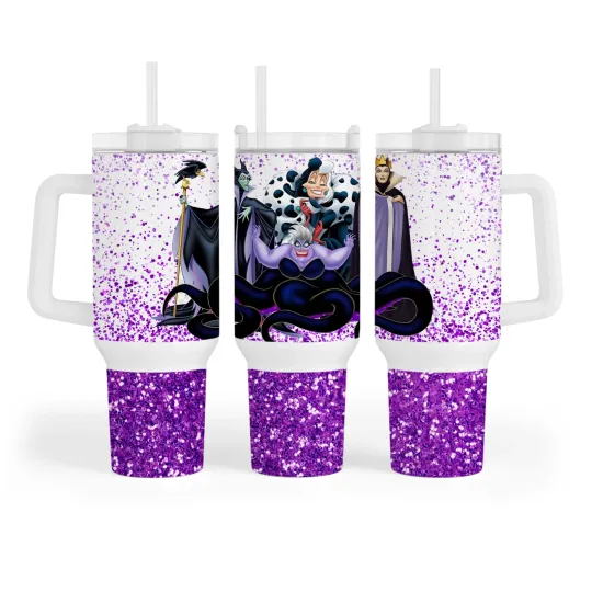 Discover Disney Villains 40 oz Insulated Stainless Steel Tumbler with Handle