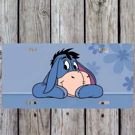 Eeyore License Plate for Accessories