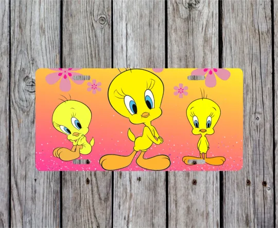 Discover Tweety Bird License Plate Accessory