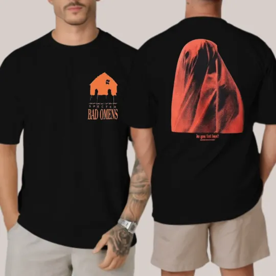 Discover Bad Omens Do Feel Love 2026 Tour House Ghost Unisex Double Sided T-Shirt