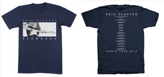 Discover Eric Clapton - Eric Clapton - Slowhand Tour 2025 - T-Shirt