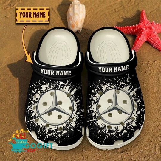 Discover Mercedes-Benz Custom Name Special Edition BW Crocs