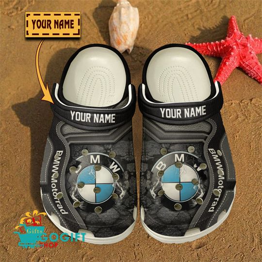 Discover BMW Motorrad Custom Name Fan Edition BW Crocs