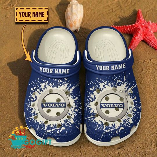 Discover Volvo Custom Name Special Edition BW Crocs