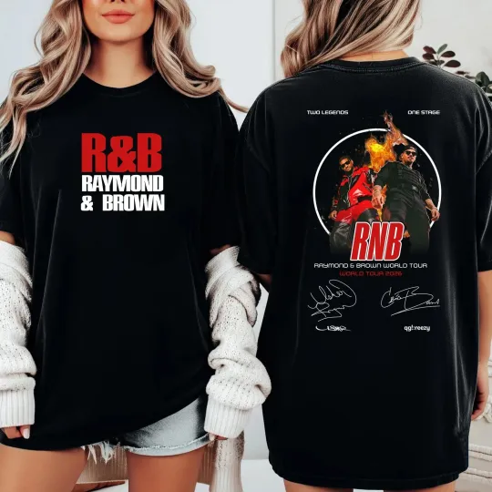Discover Raymond and Brown R&B Tour 2026 NEW T-Shirt