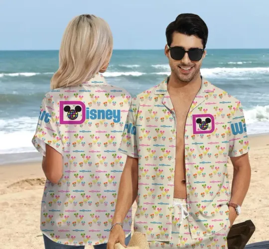 Discover Retro Walt Disney World Hawaiian Shirt, Disneyworld Hawaiian Shirt