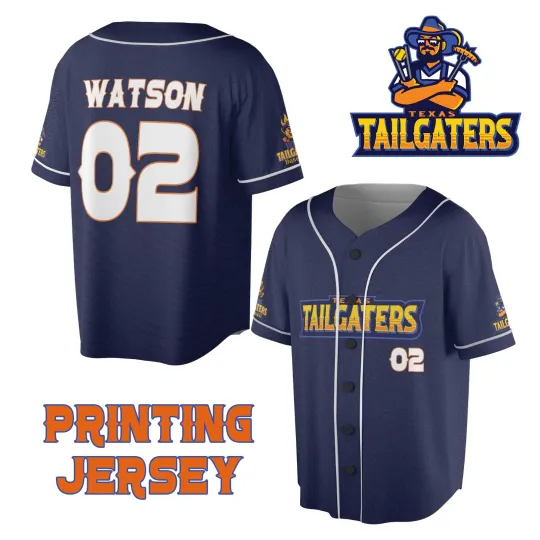 Discover New Texas Tailgaters #2 2026 Roster Baseball Jersey