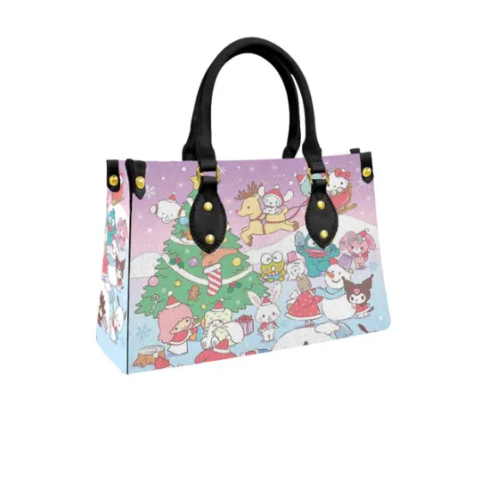 Discover Christmas Hello Kitty Leather Handbag, Gifts for Women