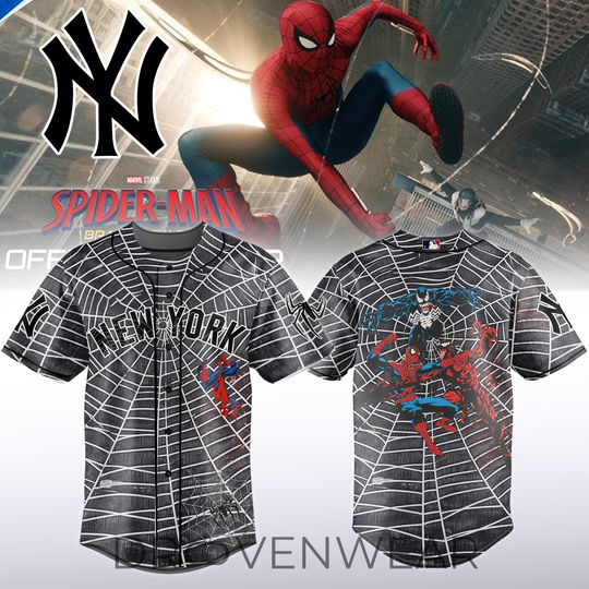 New York Yankees x Spider Man: Brand New Day Jersey