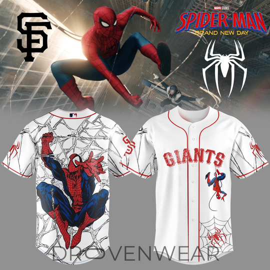 SF Giants x Spider Man: Brand New Day Jersey