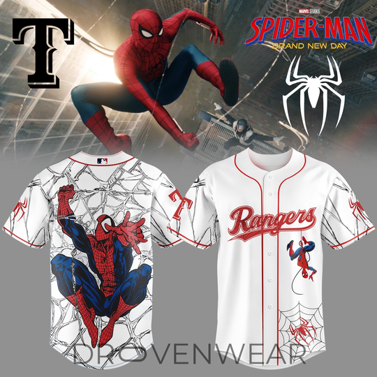 Texas Rangers x Spider Man: Brand New Day Jersey