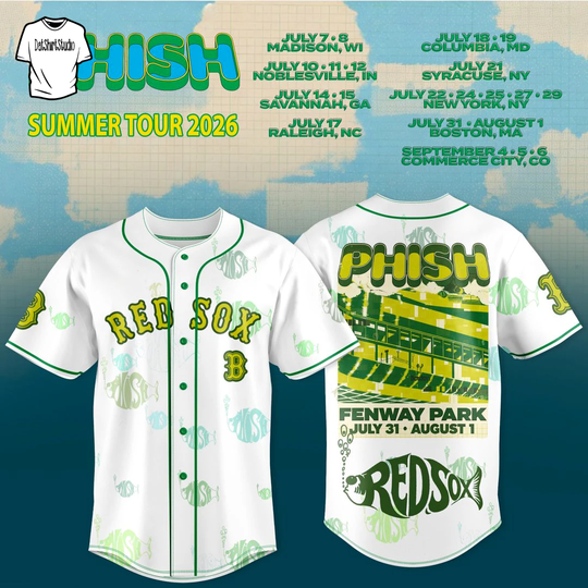 Boston Red Sox x Phish Summer Tour 2026 Edition Jersey