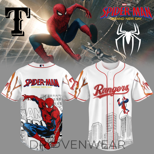 Texas Rangers x Spider Man: Brand New Day Jersey